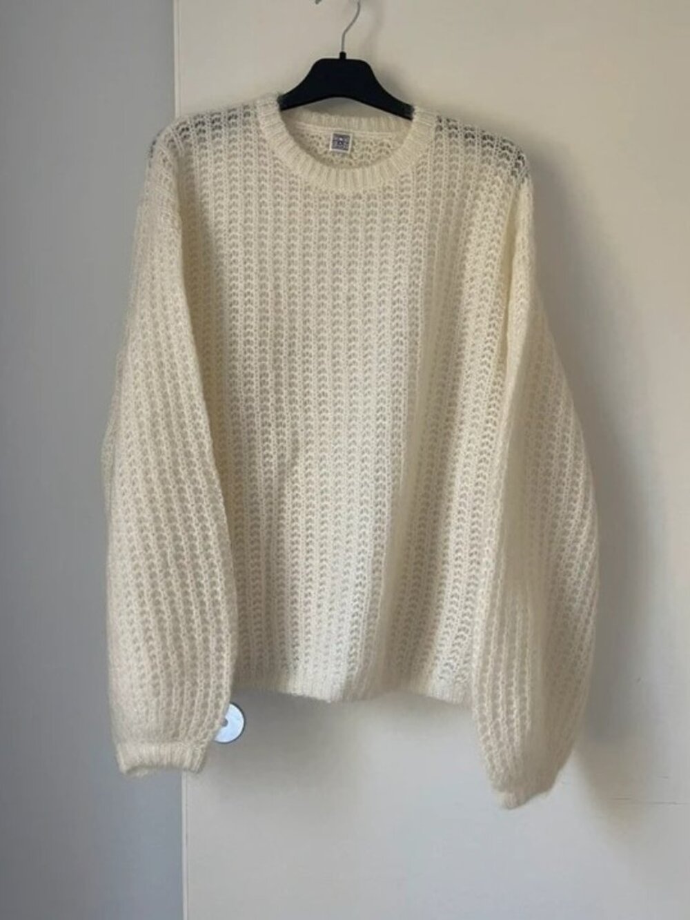 Toteme Oversized Knit Sweater Cream XS